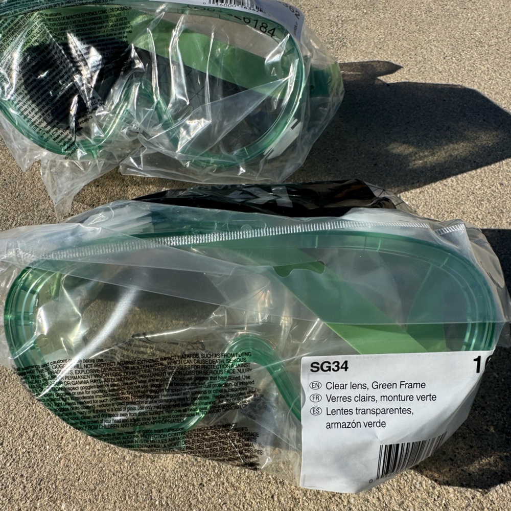 New protective goggles